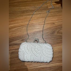 Cute Pearl detail clutch or purse
